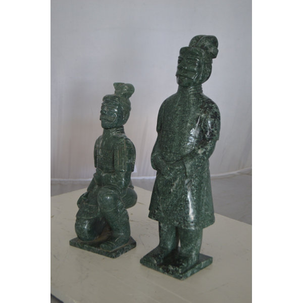 Nifao Statues 2 Piece Japanese Warriors Figurine Set Wayfair